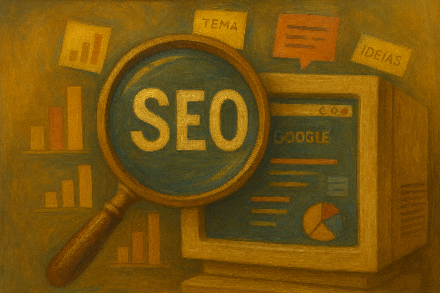 20Falar de Social Media - Agência de Marketing Digital | No universo digital, ter um bom conteúdo não é mais suficiente. O mundo está saturado de boas ideias que ninguém encontra. E é aí que entra o SEO — Search Engine Optimization, ou otimização para mecanismos de busca.&nbsp;